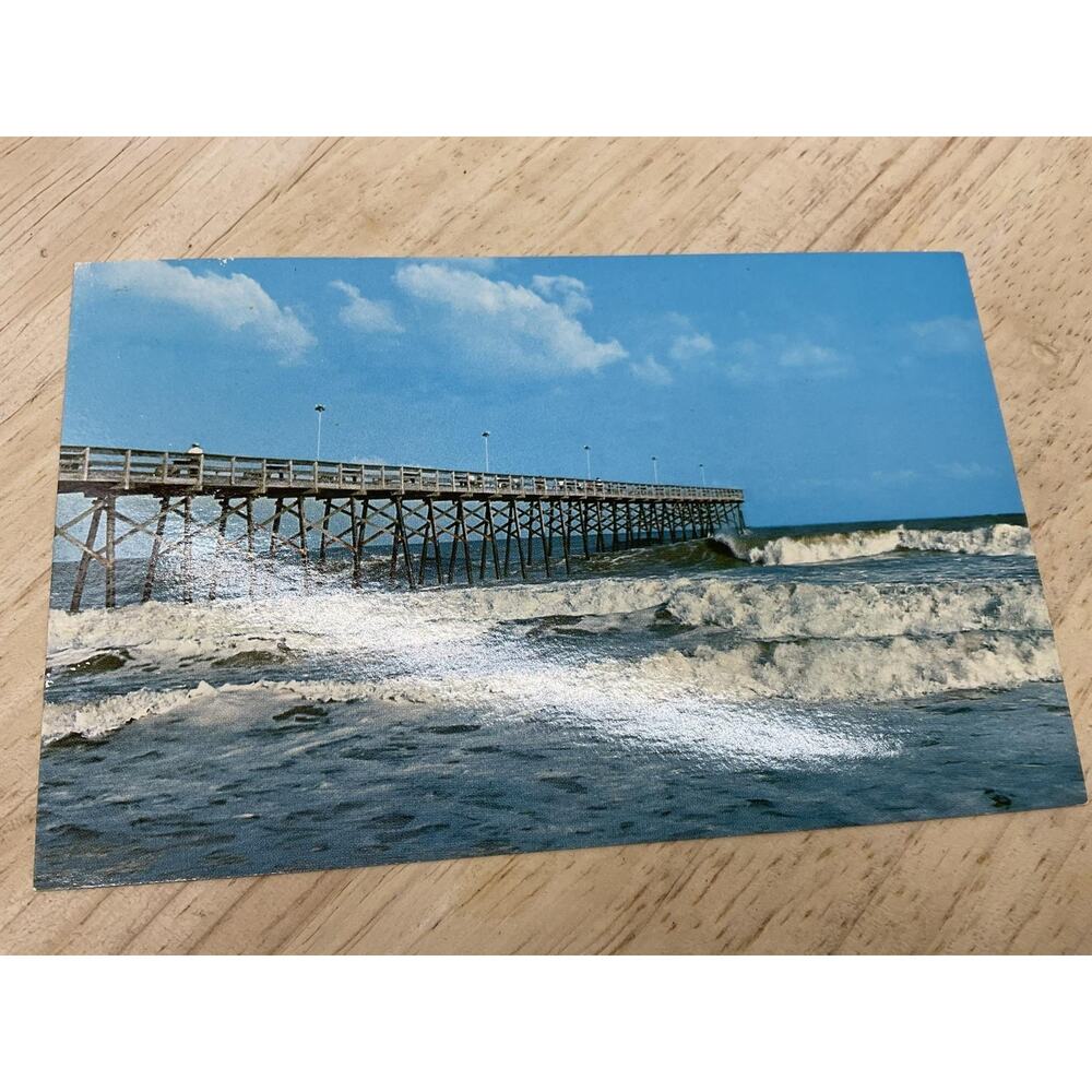 Vintage Atlantic‎ Coast Of North Carolina Postcard Helen M. Tatum Color 5.5x3.5